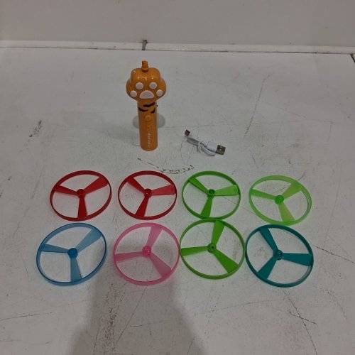 9PC RECHARGEABLE PET FLYING DISC TOY - 300 MAH - MULTICOLOR (MODEL: NO.268-36) image 3