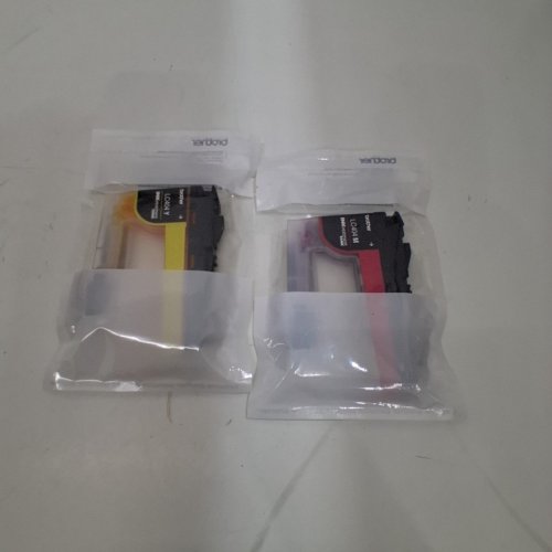 2PK BROTHER STANDARD YIELD INK CARTRIDGE PACK FOR BROTHER INKJET PRINTER MFC-J1205W - MAGENTA, YELLOW (MODEL: LC4043PKS) image 3