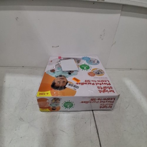 BRIGHT STARTS LEARN-TO-SIT 2-POSITION BABY FLOOR SEAT WITH TOYS - 4-12MONTHS - GREY / WHITE / YELLOW ( MODEL 12956 ) image 4