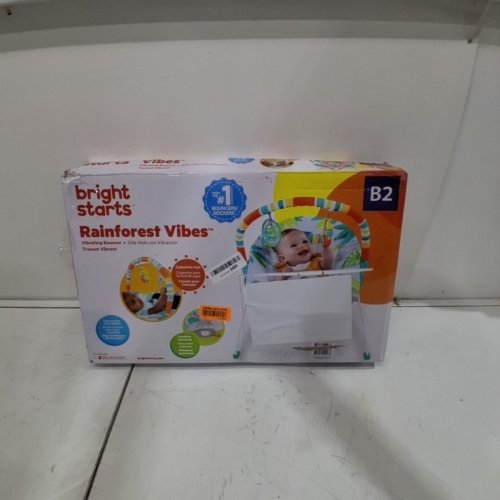 BRIGHT STARTS RAINFOREST VIBES VIBRATING BOUNCER image 4