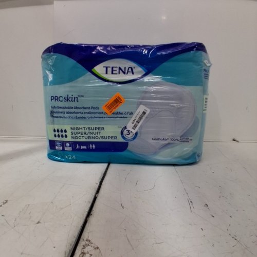 24PK TENA PROSKIN TENA PROSKIN NIGHT SUPER ABSORBENT PADS WITH ADJUSTABLE TABS, NIGHT SUPER ABSORBENCY PADS image 2