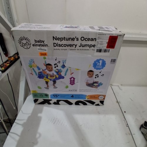 BABY EINSTEIN NEPTUNE'S OCEAN DISCOVERY ACTIVITY CENTER BABY JUMPER - 25LB MAX - MULTICOLOUR (MODEL:10455 ) image 5