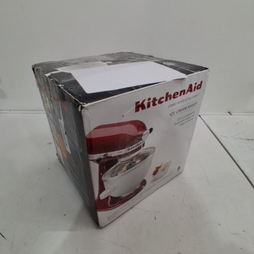 KITCHENAID ICE CREAM MAKER ATTACHMENT SET - 2QT - WHITE (MODEL: KSMICM) image 5