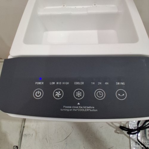 PORTABLE AIR CONDITIONER COOLER FAN WITH EXHAUST HOSE - 9.5L - WHITE (MODEL: BW-102YF) image 2