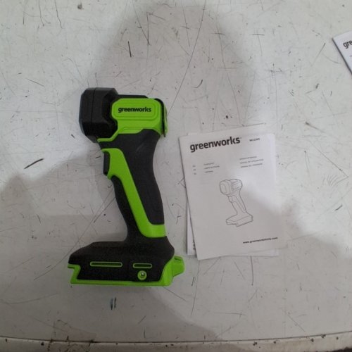GREENWORKS CORDLESS LED HANDHELD WORK LIGHT *TOOL ONLY*- GREEN AND BLACK (MODEL: PA7219K) image 4