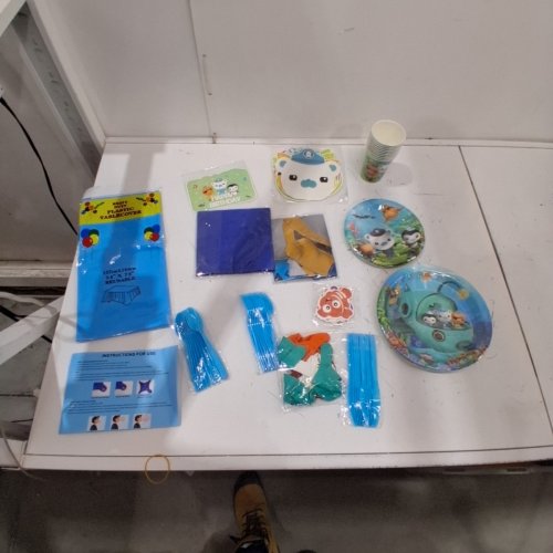 117PC KID'S OCTONAUTS THEMED PARTY SUPPLIES - BLUE/MULTICOLOR image 4