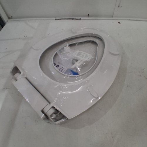 GARVEE ELONGATED TOILET SEAT WITH BUILT-IN TODDLER SEAT - 19" - ELONGATED - WHITE (MODEL: PHO_0VP6OQUI) image 2