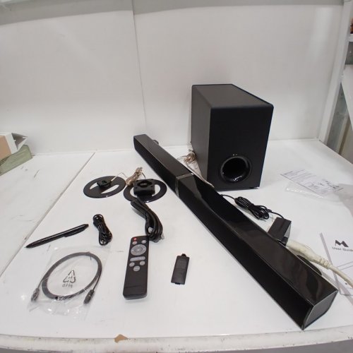 2-IN-1 MZEIBO BLUETOOTH SOUNDBAR WITH SUBWOOFER - DUAL OR SINGLE SOUND BAR - BLACK (MODEL: KY-2020E) image 5
