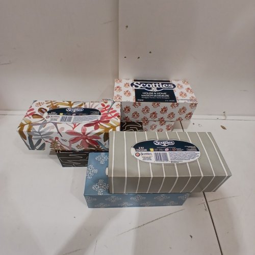 6 SCOTTIES FACIAL TISSUE BOXES - ASSORTED DESIGNS image 2