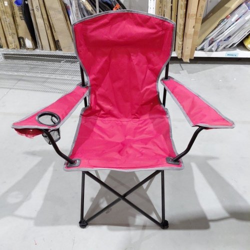 BPS OUTDOOR BASIC FOLDING CAMPING CHAIR WITH CARRY BAG - RED (MODEL: AC2466C-RD/3878331) image 3