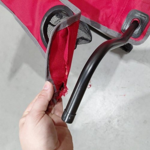 BPS OUTDOOR BASIC FOLDING CAMPING CHAIR WITH CARRY BAG - RED (MODEL: AC2466C-RD/3878331) image 5