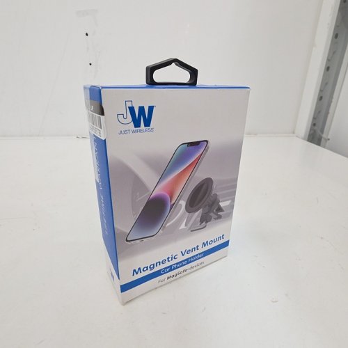 JUST WIRELESS MAGNET VENT CAR PHONE HOLDER - FOR MAGSAFE DEVICES - BLACK image 4