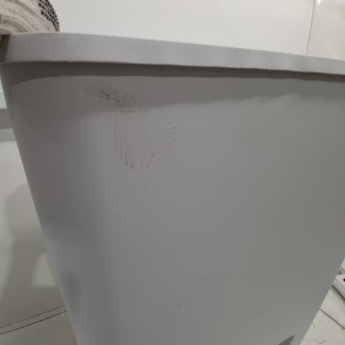 SIMPLEHUMAN RECTANGULAR KITCHEN STEP TRASH CAN WITH LINER POCKET - 45L - WHITE (MODEL: CW1387) image 5