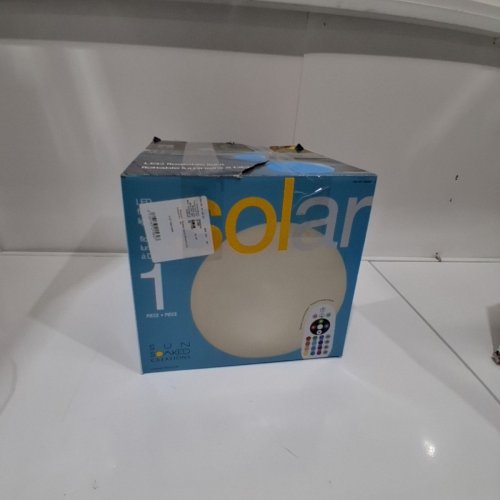 GTX BRANDS SOLAR LED SPHERE - 16 LED COLOURS - 11"- WHITE (MODEL: 2009524 ) image 4