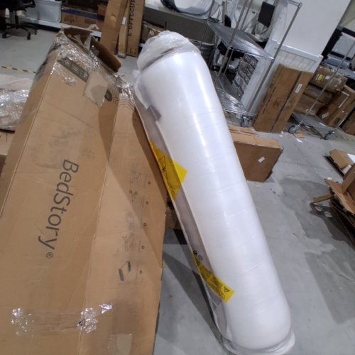 BEDSTORY DEEP SLEEP HYBRID FOAM AND SPRING MATTRESS - 14" QUEEN - WHITE/BROWN image 3