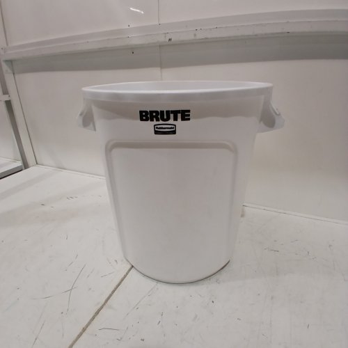 RUBBERMAID BRUTE PLASTIC TRASH CAN - 20GAL - WHITE (MODEL: FG262000WHT) image 2