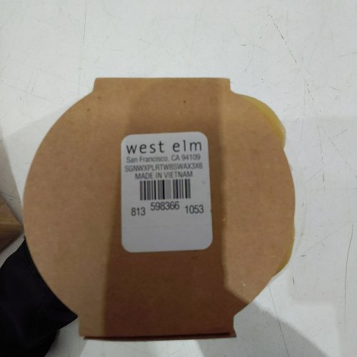WEST ELM SIGNATURE TWIST PILLAR CANDLE - 3" X 6" - BEESWAX (ITEM: 598366) image 2