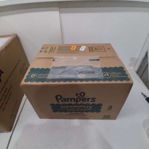 168PK PAMPERS SWADDLERS DISPOSABLE DIAPERS - SIZE 3 (16-28LBS) image 2