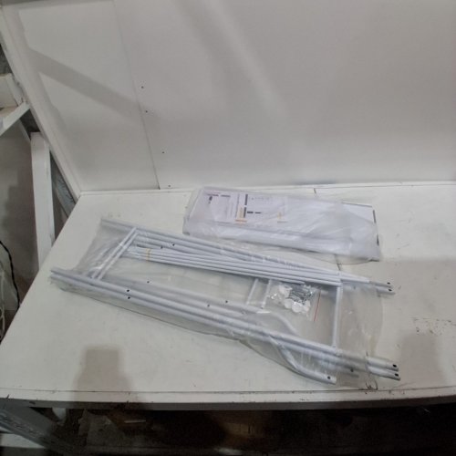 UDEAR 2 TIER OVER THE TOILET BATHROOM SPACE SAVER SHELF - WHITE image 2