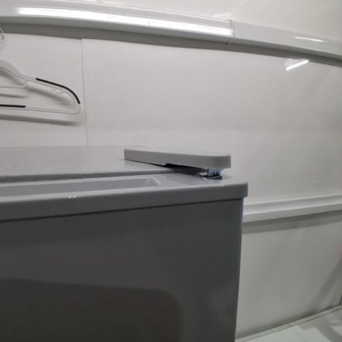 FRIGIDAIRE RETRO COMPACT REFRIGERATOR WITH SIDE BOTTLE OPENER - 3.2CU.FT - GREY image 4