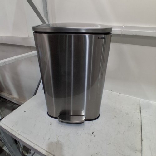GARVEE STEP PEDAL BIN WITH LID - 13 GAL - STAINLESS STEEL (MODEL: PHK_32MWP754) image 2