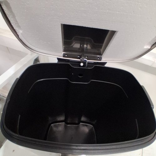 GARVEE STEP PEDAL BIN WITH LID - 13 GAL - STAINLESS STEEL (MODEL: PHK_32MWP754) image 3