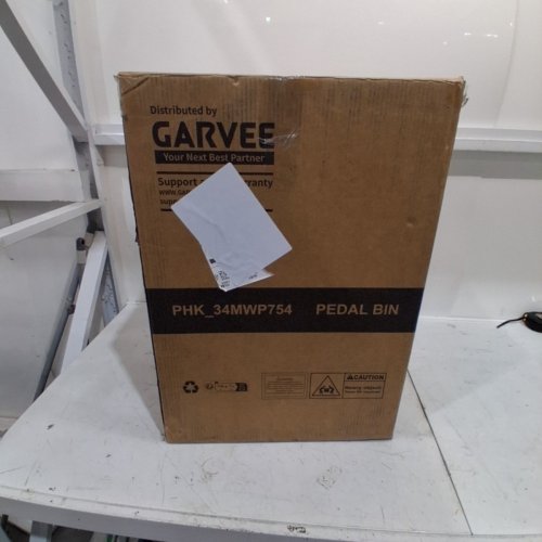 GARVEE STEP PEDAL BIN WITH LID - 13 GAL - STAINLESS STEEL (MODEL: PHK_32MWP754) image 7