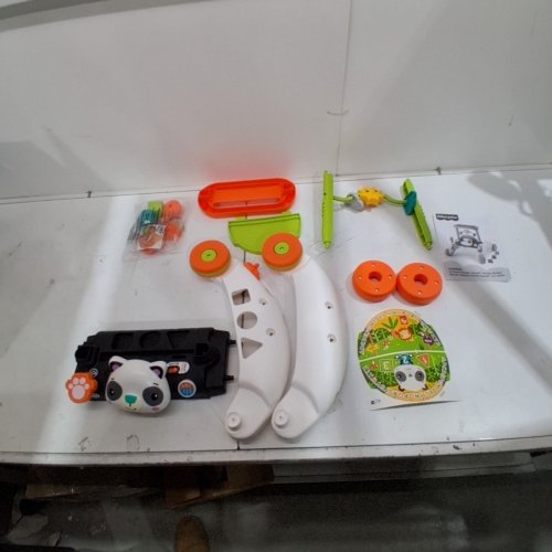 FISHER-PRICE 2-SIDED STEADY SPEED PANDA WALKER INTERACTIVE BABY TOY WITH LIGHT, 100+ SONGS, SOUNDS & PHRASES - MULTICOLOUR (MODEL: ‎HGM26) image 4