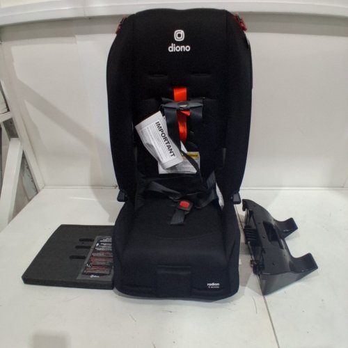 DIONO RADIAN 3R 3-IN-1 CONVERTIBLE REAR/FORWARD FACING CAR SEAT FOR UPTO 10 YEARS - 120LBS CAP - JET BLACK (MODEL: 50620-NA-01) image 2