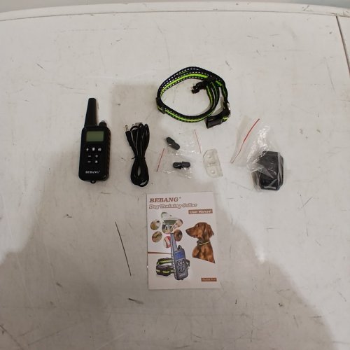 BEBANG DOG TRAINING COLLAR WITH REMOTE- 3 MODES: BEEP, VIBRATION, SHOCK- BLACK/GREEN image 2