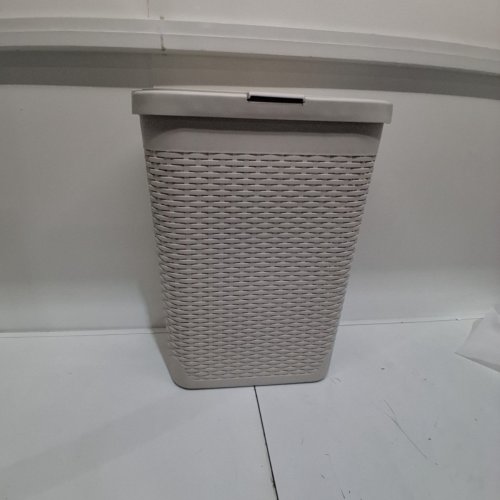 MINDREADER SLIM LAUNDRY HAMPER - 40 L - BEIGE (MODEL: HBIN40-BEIGE) image 3