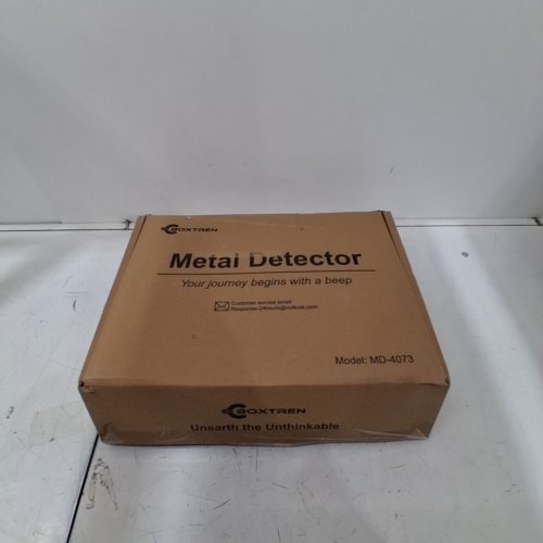 BOXTRENHIGH ACCURACY METAL DETECTOR WITH LCD SCREEN - BLACK / YELLOW (MODEL: MD-4073) image 6
