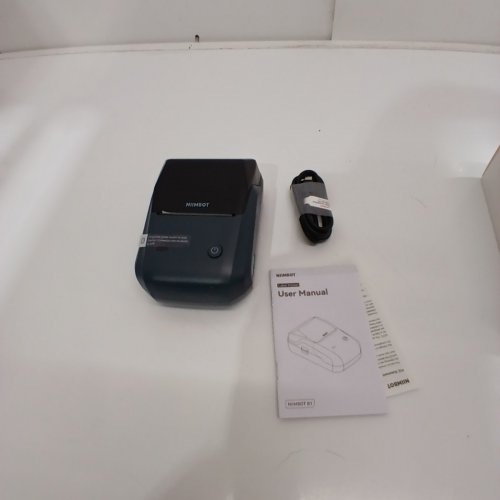 NIIMBOT LABEL MAKER WITH AUTO IDENTIFICATION - BLACK/BLUE (MODEL: B1) image 3