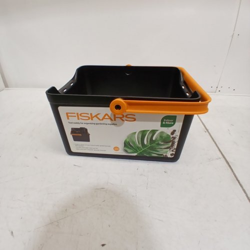 FISKARS GARDENING TOOL CARRY CADDY - 10" X 13" - BLACK/ORANGE image 2