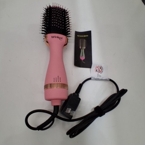 WINKOS 4-IN-1 ONE STEP VOLUMIZER, STYLER AND STRAIGHTENER - 1000W - PINK image 3
