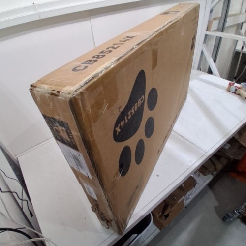 HZUANERI CAT LITTER BOX ENCLOSURE - 31.5 X 19.7 X 20.9 - RUSTIC BROWN/WHITE - (MODEL:CB85214X) image 4