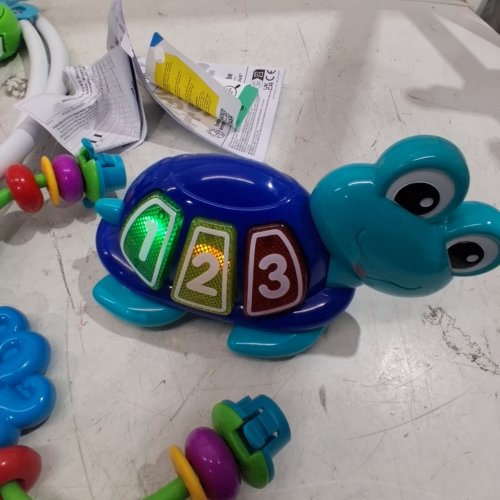 BABY EINSTEIN NEPTUNE'S OCEAN DISCOVERY JUMPER WITH ADJUSTABLE HEIGHT - 15+ MULTI-SENSORY TOYS/ACTIVITIES - 4 LANGUAGES - MULTI-COLOUR (MODEL: 10455) image 2