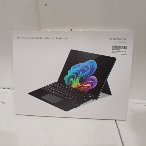 SYNCHRO PORTABLE SLIM WIRELESS KEYBOARD - FOR MICROSOFT SURFACE PRO 8/9/X/10/11 - BLACK/GREY image 3