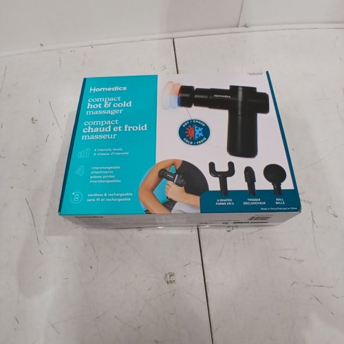 5PC HOMEDICS COMPACT HOT AND COLD MASSAGER - BLACK (MODEL: 1891562) image 6