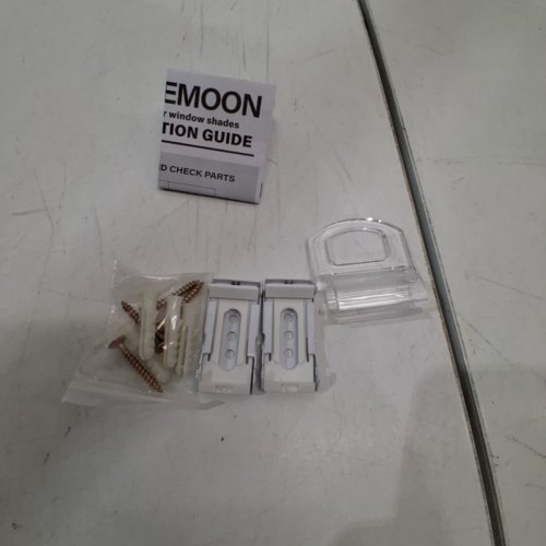 SHADEMOON BLACKOUT UV PROTECTION CORDLESS ROLLER SHADE - 35" X 72" - WHITE image 3