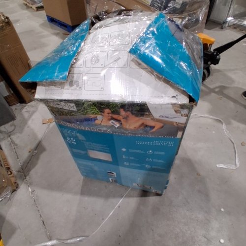 BESTWAY SALUSOA CORONADA SQUARE AIR JET INFLATABLE SPA FITS 4-6 PEOPLE - DIGITAL CONTROL PANEL 71'' X 71'' X 28'' (MODEL:1740555) image 8