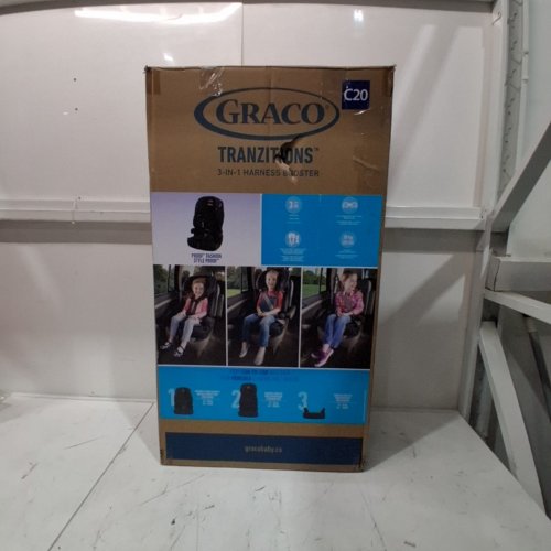 GRACO TRANZITIONS 3-IN-1 HARNESS BOOSTER SEAT - 22-100LBS - PROOF BLACK (MODEL: 2035724) image 5