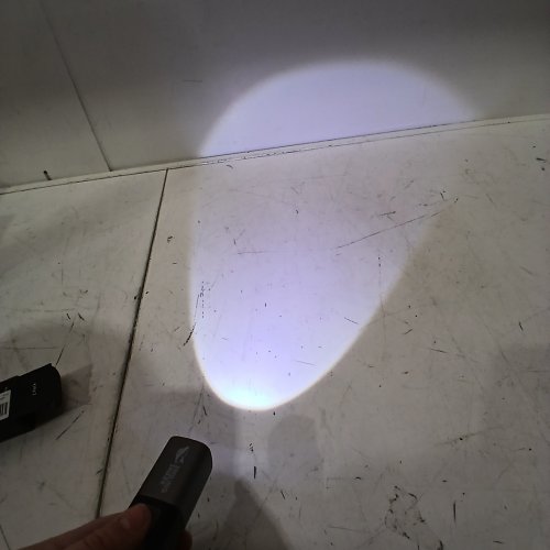 SMILING SHARK RECHARGEABLE 2-IN-1 WATERPROOF FLASHLIGHT WITH SIDE LIGHT & HOOK - BLACK / GREY (MODEL: G1) image 2
