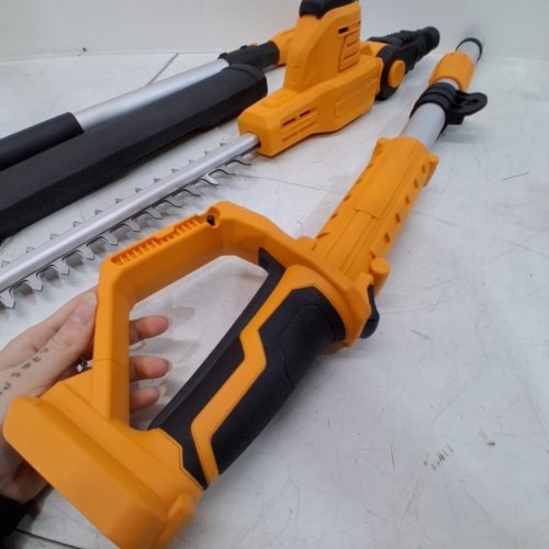 POLE HEDGE TRIMMER WITH 135° ADJUSTABLE HEAD AND 16FT REACH - 16" - YELLOW image 2