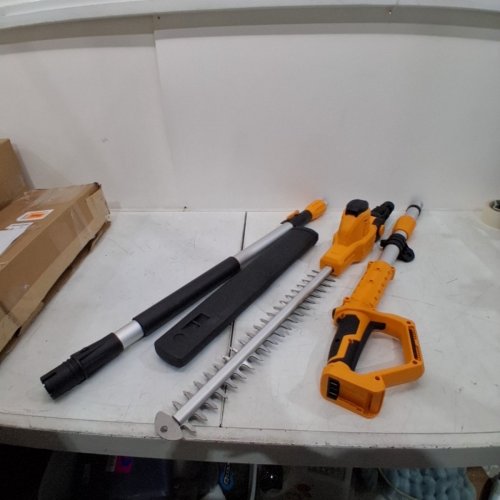 POLE HEDGE TRIMMER WITH 135° ADJUSTABLE HEAD AND 16FT REACH - 16" - YELLOW image 3