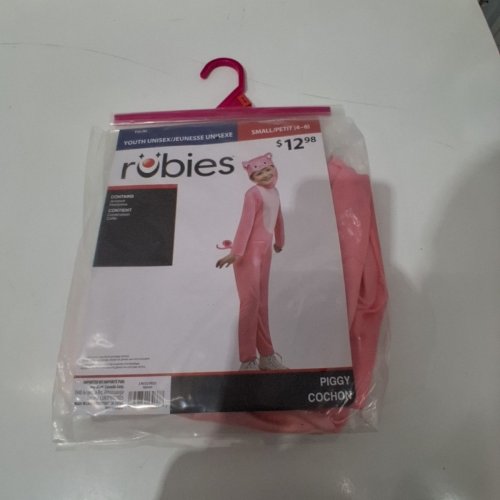 2PC KID'S RUBIES PIGGY COSTUME - SMALL (4-6) - PINK (STYLE: 1000364) image 2