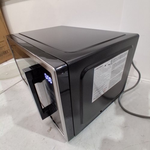 CHEFMAN 10 POWER LEVELS ECO MODE CHILD SAFETY LOCK COUNTERTOP MICROWAVE - 1000W - 1.1 CU.FT - STAINLESS STEEL - (MODEL:RJ55-SS-11-CK-CA) image 6