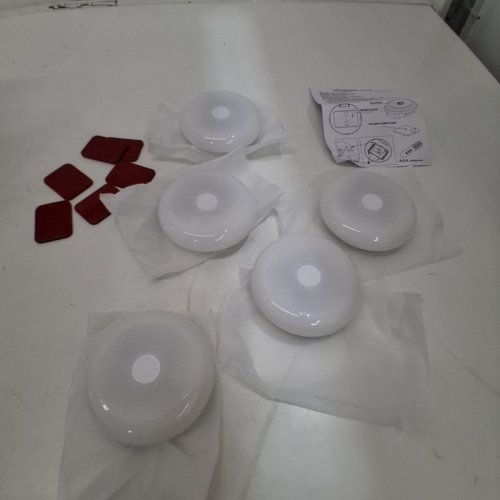 5PK BATTERY OPERATED LED NIGHT LIGHTS WITH 3 MODES - WARM WHITE (MODEL: AS230628) image 4