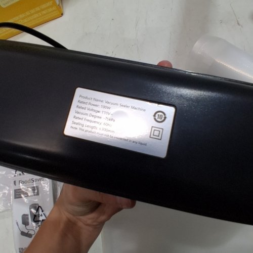 VACUUM SEALER MACHINE, CUTTER, VACUUM BAG - MODEL: AP-12X - BLACK image 4