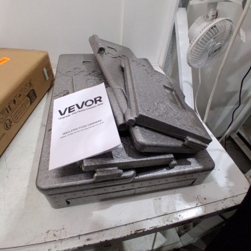 VEVOR INSULATED FOOD CARRIER - 38 L - GRAY (MODEL: YHY38L) image 2